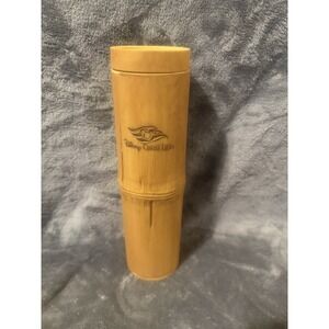 Disney Cruise Line Bamboo‎ Style Reusable Tumbler No Straw Castaway Cay Tiki